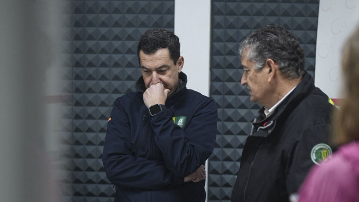 Moreno pedirá ayudas al Gobierno por los daños «millonarios» del temporal en Andalucía