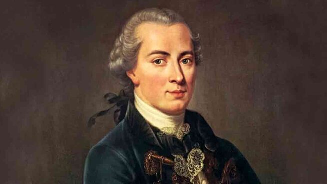 Immanuel Kant, filósofo, ya rompió el mito a sus 61 años: «La felicidad no es un ideal de la razón, sino de la imaginación»