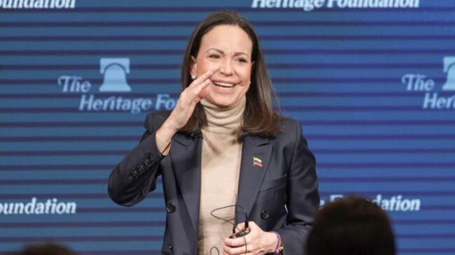 María Corina Machado se verá la próxima semana con Feijóo y Abascal en Madrid