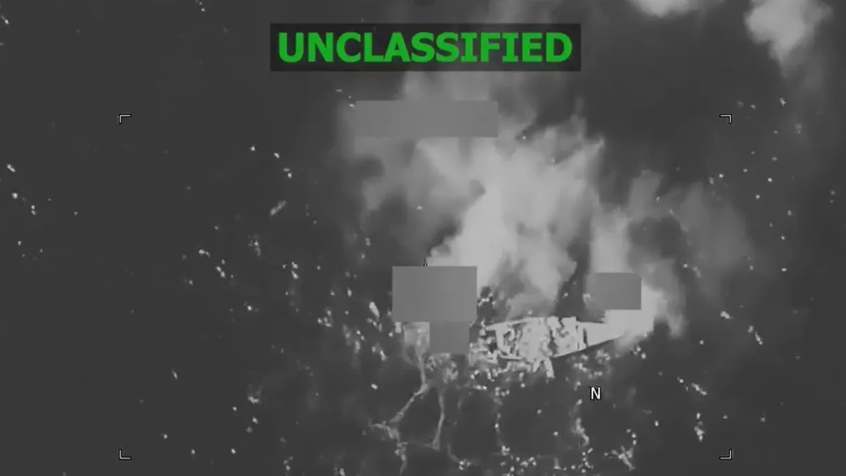 Tres supuestos narcotraficantes muertos en un nuevo ataque de EEUU en el Caribe