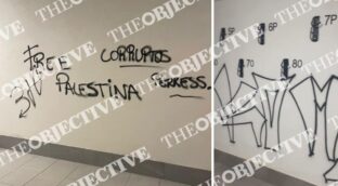 Vandalizan el edificio de las viviendas protegidas de Alicante dadas a cargos del PP