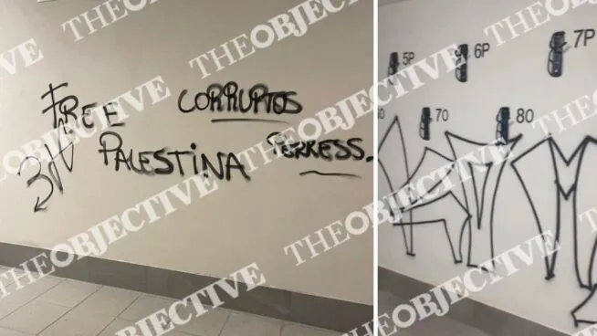 Vandalizan el edificio de las viviendas protegidas de Alicante dadas a cargos del PP