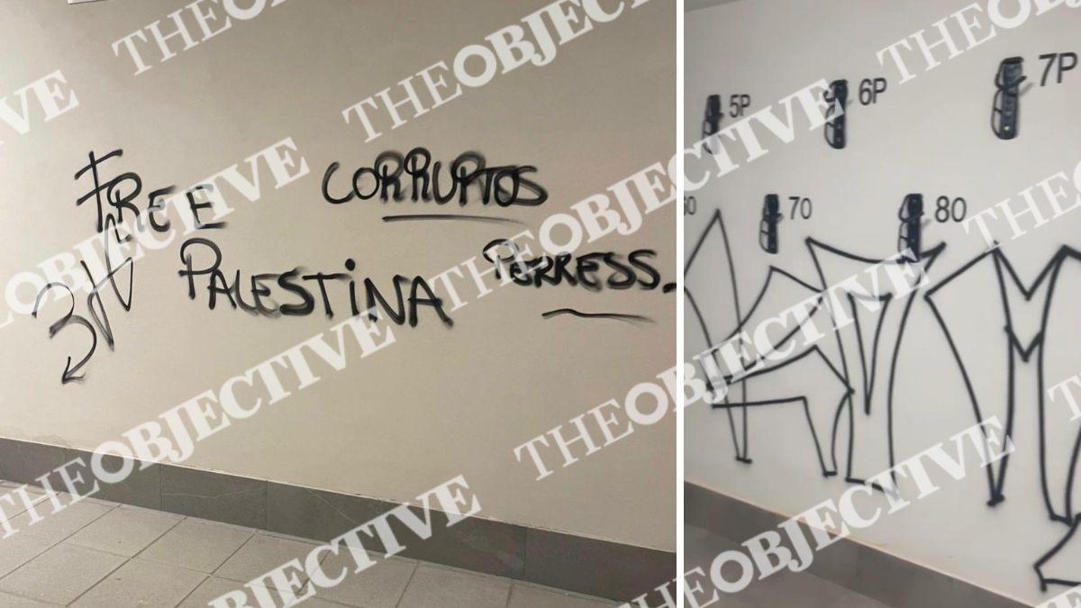 Vandalizan el edificio de las viviendas protegidas de Alicante dadas a cargos del PP