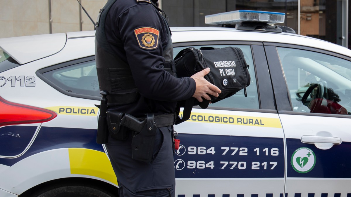 Detenido un expolicía en Onda (Castellón) tras atropellar a un agente y darse a la fuga