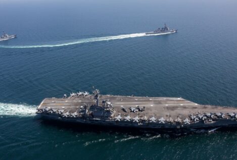 EEUU derriba un dron iraní  que se aproximó a un portaaviones americano de forma «agresiva»