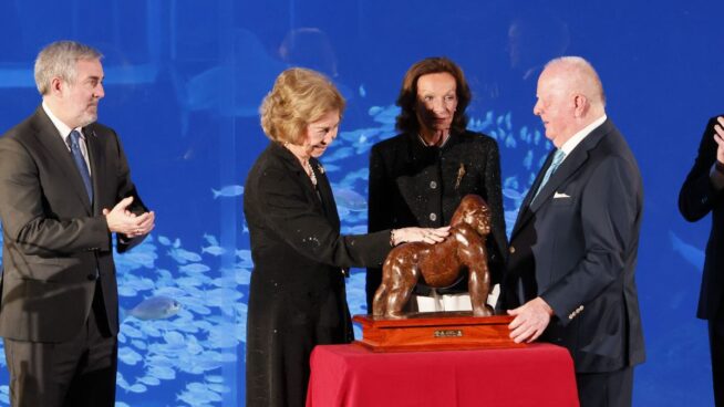 La reina Sofía recibe el Premio Gorila por su compromiso con la conservación ambiental