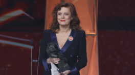 Susan Sarandon elogia la «lucidez moral» de Pedro Sánchez en medio de la gala de los Goya