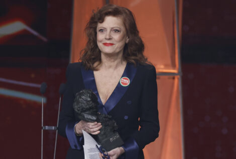 Susan Sarandon elogia la «lucidez moral» de Pedro Sánchez en medio de la gala de los Goya