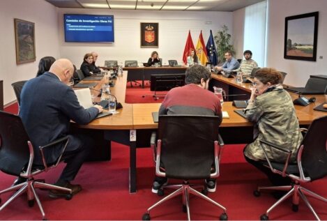 Los agentes de la UCO guardan silencio por orden del juez en el Parlamento de Navarra