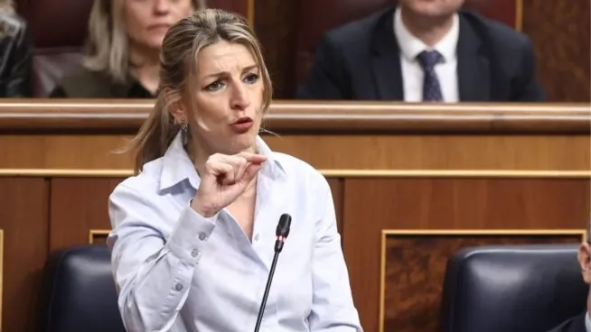 Yolanda Díaz anima a los ministros de Sumar a seguir dando la batalla dentro del Gobierno