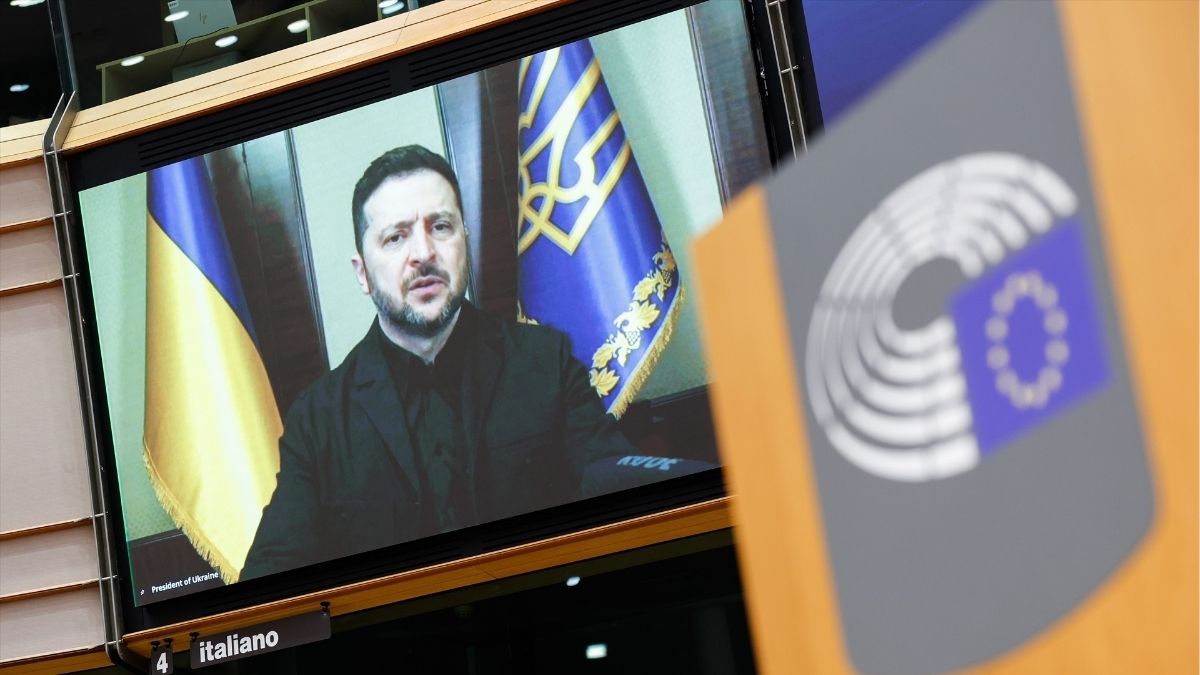 Zelenski pide ante la Eurocámara una fecha concreta para la adhesión de Ucrania a la UE