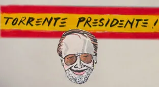La viñeta animada sobre... Torrente