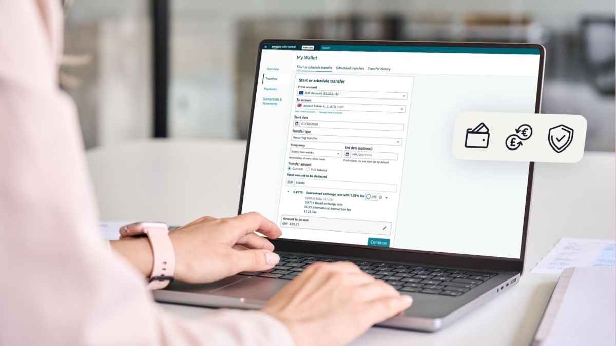 Amazon lanza Seller Wallet, herramienta de gestión de fondos