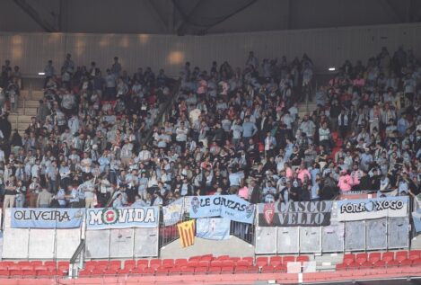 La UEFA multa al Celta con 30.500 euros por los incidentes de su afición en Lyon