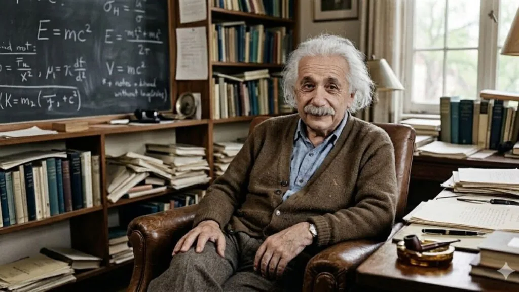 Retrato de Albert Einstein