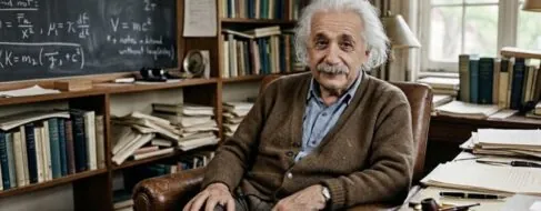 Albert Einstein, filósofo de la ciencia: «La vida es como una bicicleta, para mantener el equilibrio tienes que seguir peladeado hacia delante»