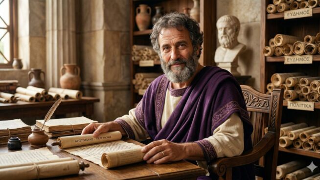 Aristóteles, filósofo, sobre cómo llegar a ser feliz: «Somos lo que hacemos repetidamente. La excelencia no es un acto sino un hábito»