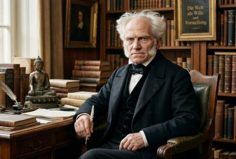 Arthur Schopenhauer, filósofo: «La felicidad consiste en tener salud y un poco de dinero, todo lo demás son cuentos»
