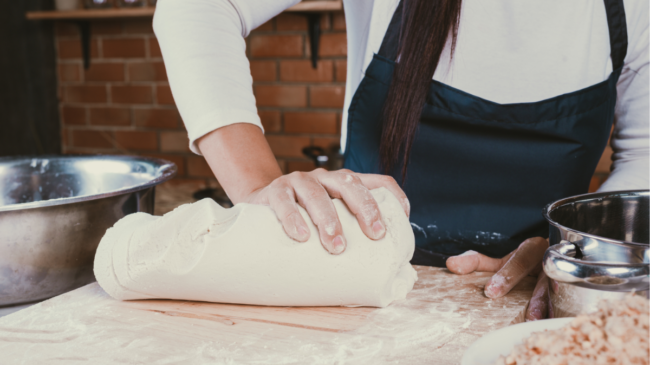 Con los pies en la masa