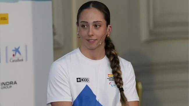 La española Audrey Pascual, medalla de plata en el descenso de los Juegos Paralímpicos