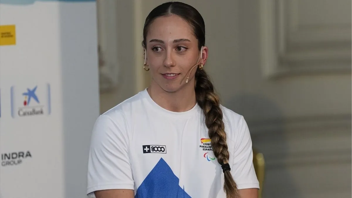 La española Audrey Pascual, medalla de plata en el descenso de los Juegos Paralímpicos