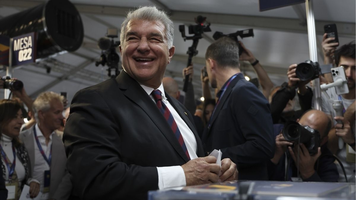 Laporta gana las elecciones a la presidencia del Barça con el 67% de los votos, según sondeos