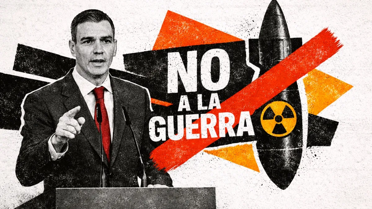 «No a la guerra», una farsa