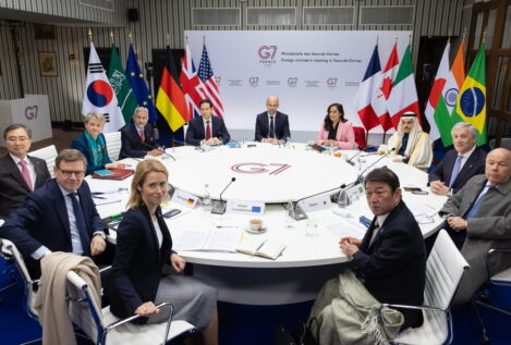 Italia afirma al G7 que ayudará «con todo esfuerzo necesario» a desbloquear Ormuz