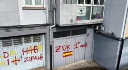 Aparecen pintadas contra el consejero Bingen Zupiria y la Ertzaintza en Hernani (Guipúzcoa)
