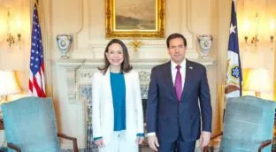 María Corina Machado se reúne de nuevo con Marco Rubio en Washington: «¡Avanzamos!»