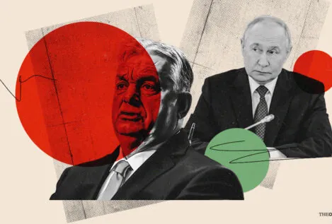 Al anochecer del 12 de abril, mira hacia Hungría