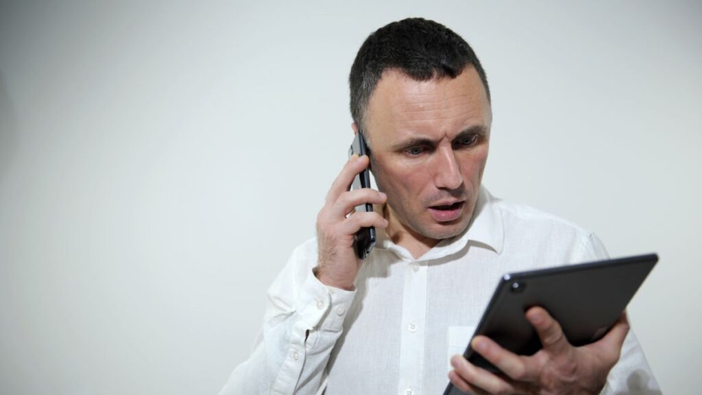 Sorpresa ante una noticia inesperada 