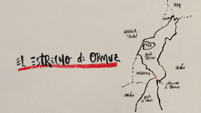 La viñeta animada sobre... el estrecho de Ormuz