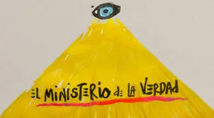 La viñeta animada sobre... el Ministerio de la Verdad