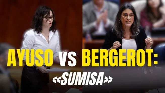 Ayuso y Bergerot se enzarzan en la Asamblea de Madrid: «Sumisa»