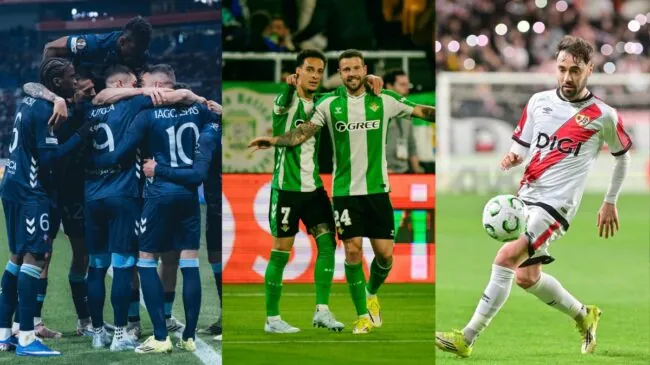 El Real Betis, Celta de Vigo y Rayo Vallecano siguen su andadura en Europa