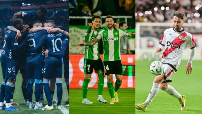 Real Betis, Celta de Vigo y Rayo Vallecano siguen su andadura en Europa