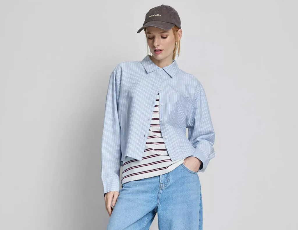 Camisa azul con rayas de Primark. (PVP: 14€)