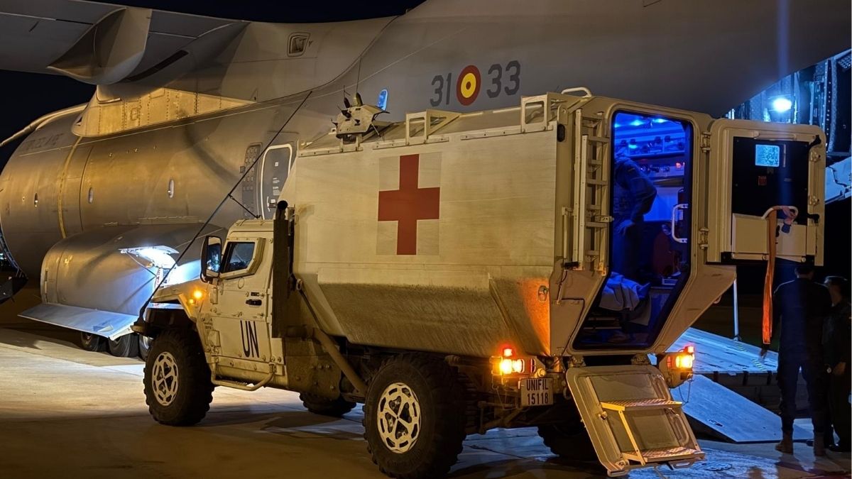 Evacuados por motivos médicos dos ‘cascos azules’ españoles de Líbano