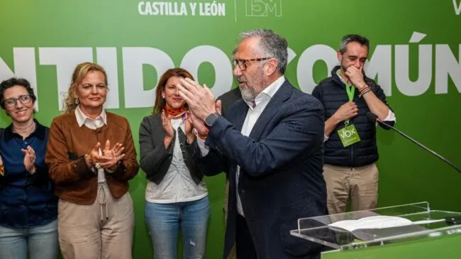 Vox vuelve a tener en Castilla y León la llave de la gobernabilidad
