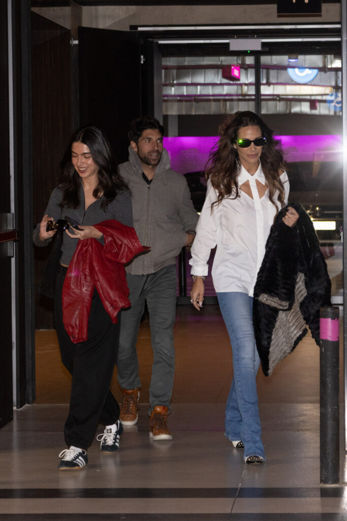 Cayetano Rivera, Lucía Rivera y Tamara Gorro en Madrid