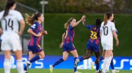 El Barça da un baño de realidad al Real Madrid en los cuartos de la Champions femenina