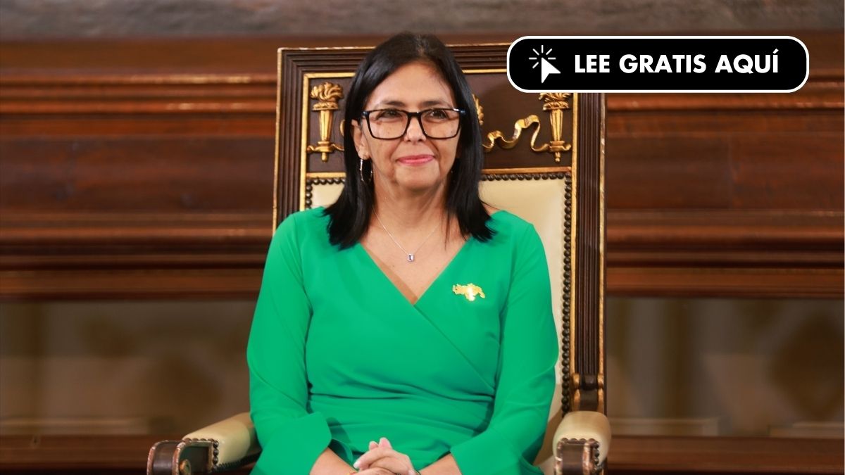 Delcy Rodríguez insiste en la retirada del bloqueo de EEUU sobre Venezuela