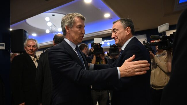 Feijóo se reunió con Aitor Esteban en Madrid a petición del PNV con la «línea roja de Bildu»