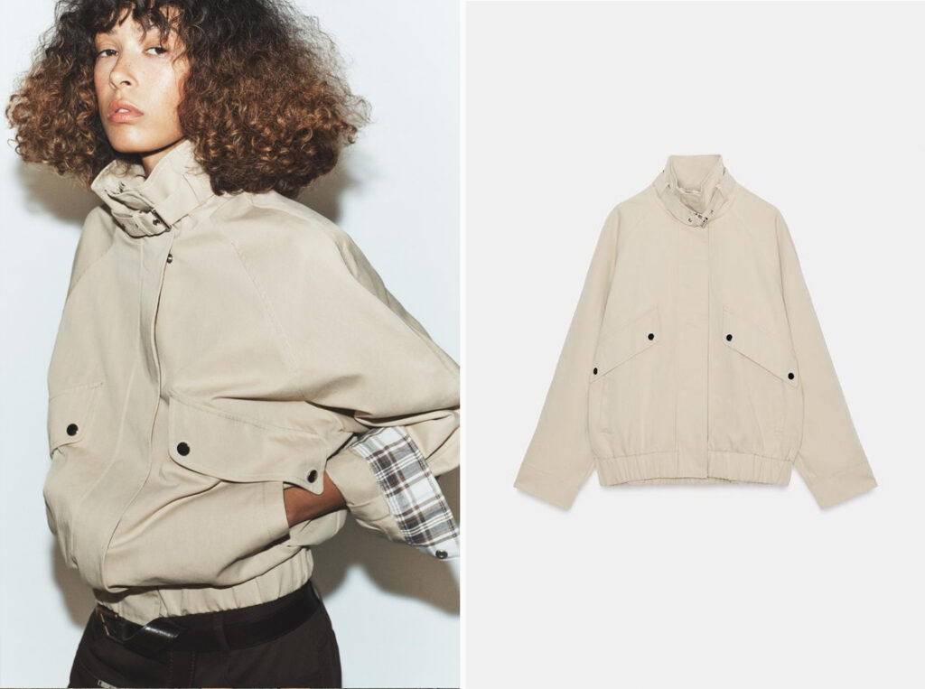 Gabardina corta de Zara. (PVP: 49.95€)