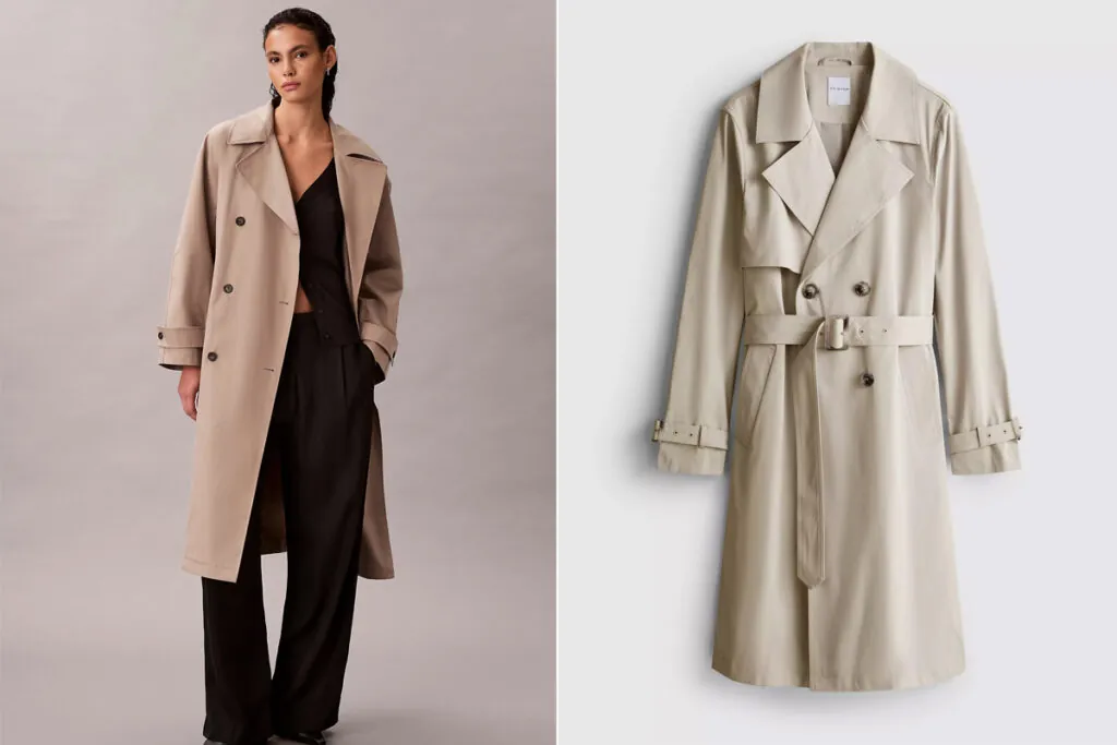 Gabardinas de lujo y low cost