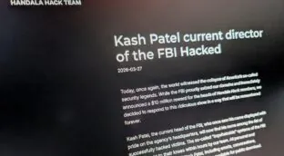 'Hackers' proiraníes difunden documentos y fotos privadas del director del FBI