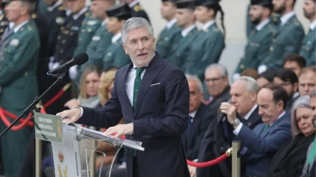 Marlaska confía que se haga «justicia» con la muerte de los dos guardias civiles en Barbate