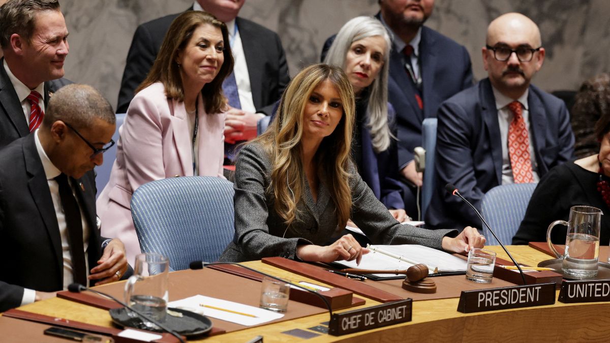 Melania Trump preside una reunión del Consejo de Seguridad de la ONU sobre la infancia