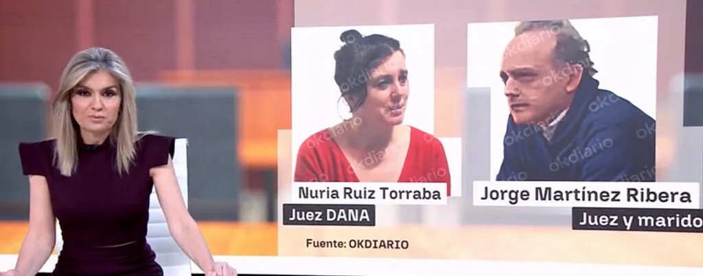 Nuria Ruiz Tobarra, la jueza de la dana, y su marido, Jorge Martínez Ribera